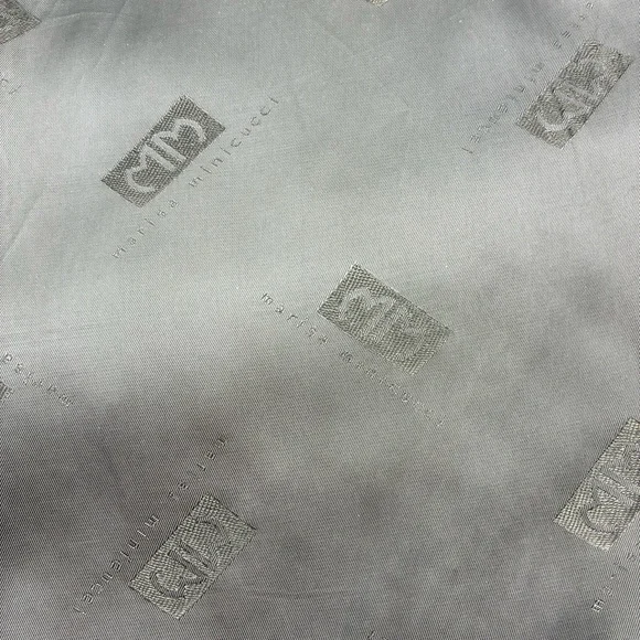 Italian Black and Gray Wool Women's Pea Coat, Size L - Picture 10 of 10